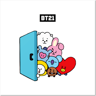 bt21 bts exclusive design 2 Posters and Art